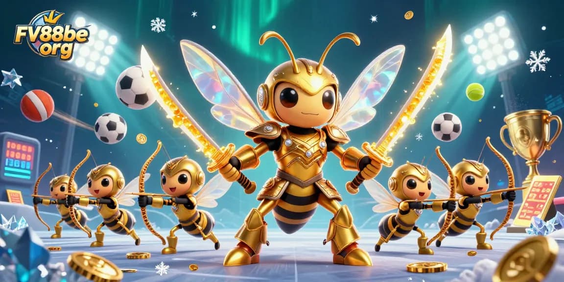 Engage with dynamic sports betting action at FV88bet org featuring vibrant characters and game elements.