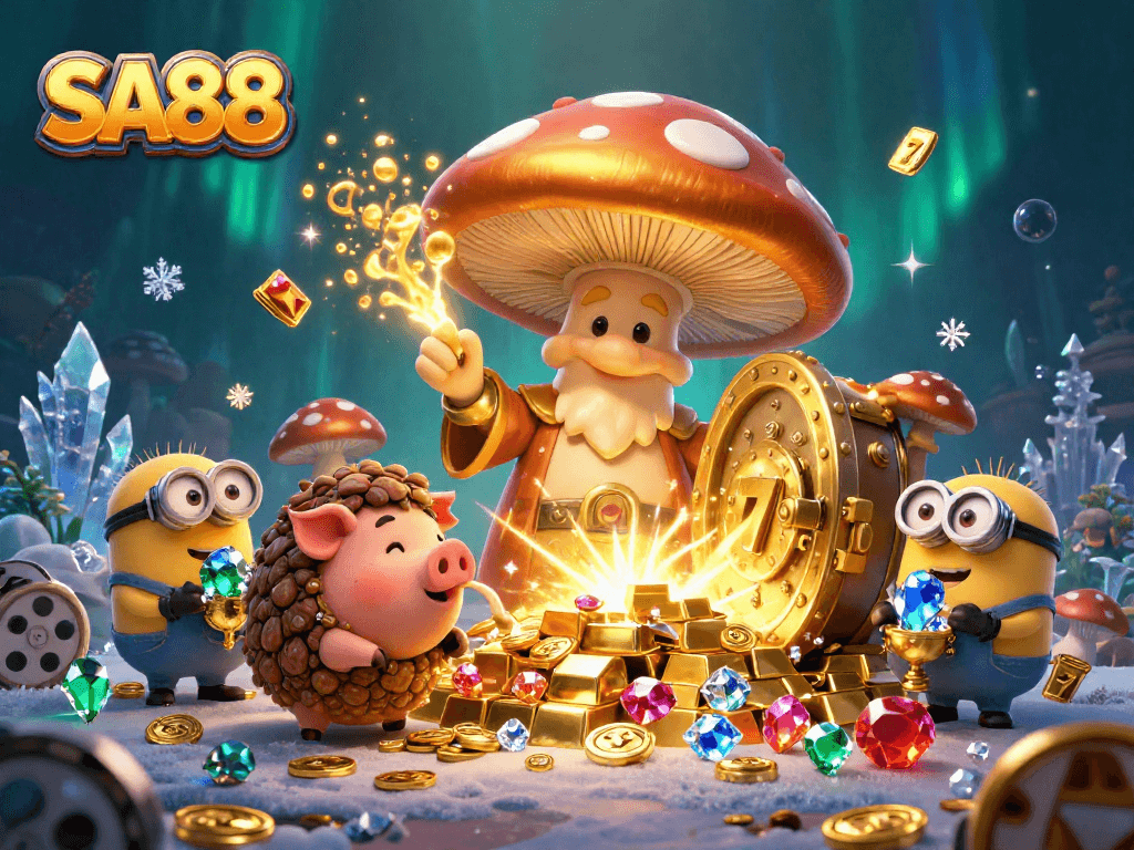 Experience the thrilling casino magic of SA88 with treasure, slots, and golden wonders!