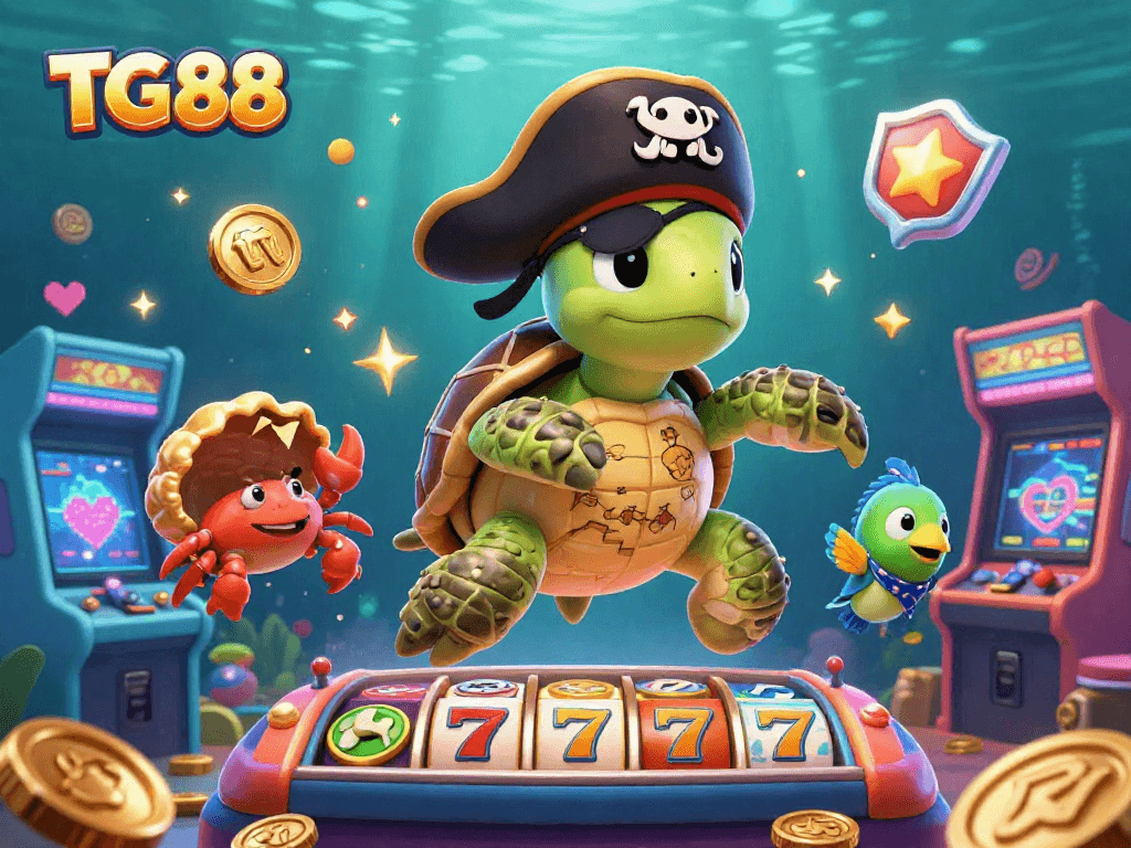 Experience thrilling gaming action with TG88's exciting pirate-themed online casino adventure.