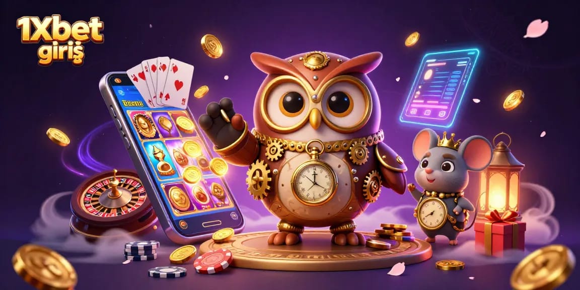 1xbet giriş ile kazancınızı artırın, 3D slot oyunları ve farklı casino unsurlarıyla zenginleşmiş bir kompozisyonda oynayın.