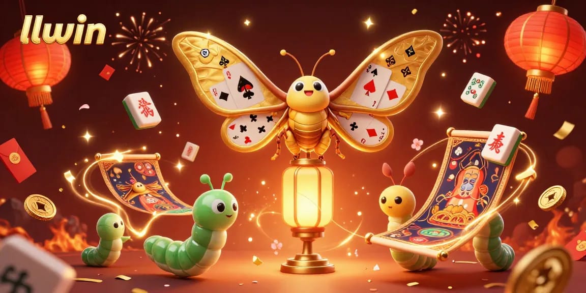 Engage with llwin while exploring a vibrant 3D casino scene filled with animated elements.