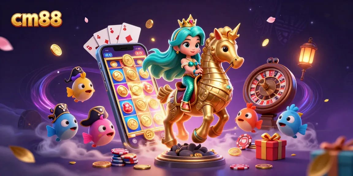 Chơi tại cm88 với mermaid và seahorse, thắng lớn trong thế giới casino sống động