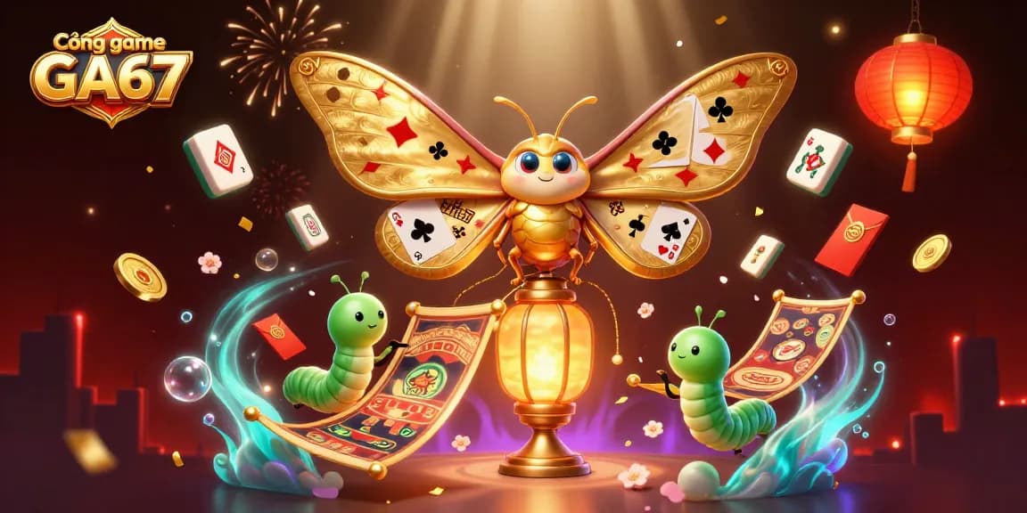 Experience excitement at Cổng game GA67 with vibrant illustrations showcasing thrilling casino scenes.