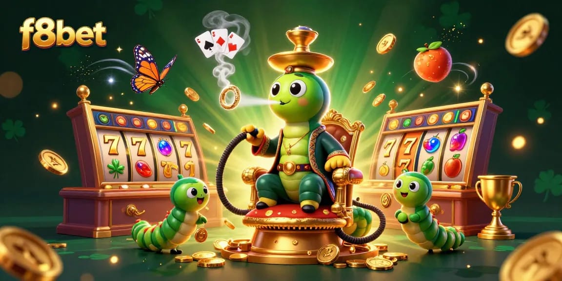 Experience the vibrant world of slots with f8bet, showcasing a rich illustration of gaming excitement and jackpot opportunities.