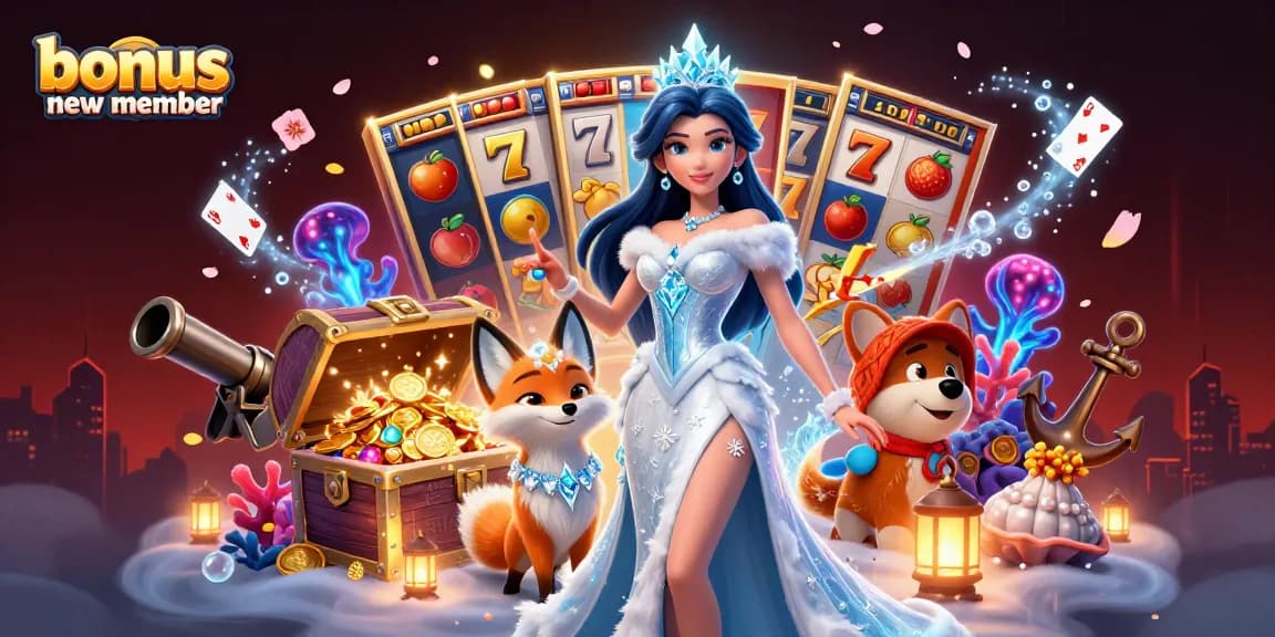 Experience thrilling gameplay with "bonus new member" offers at online casinos, featuring exciting slot themes.