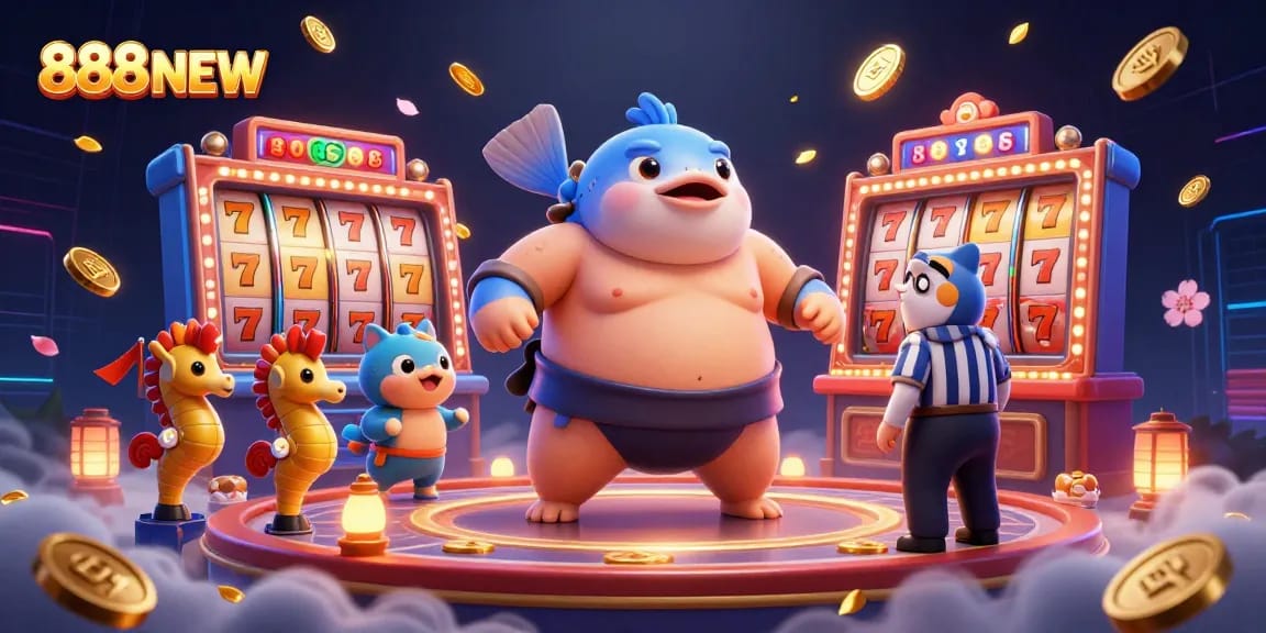 Engage in winning with 888NEW at this vibrant underwater casino showcasing a dynamic game scene.