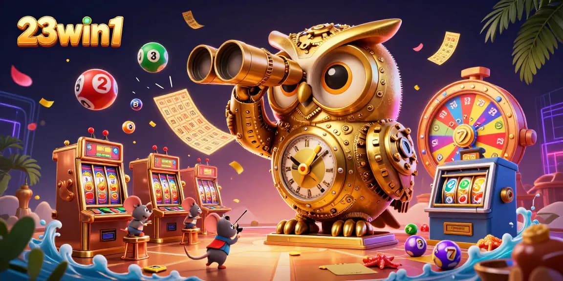 Experience thrilling gameplay at 23win1 with vibrant slot machines and exciting lottery elements