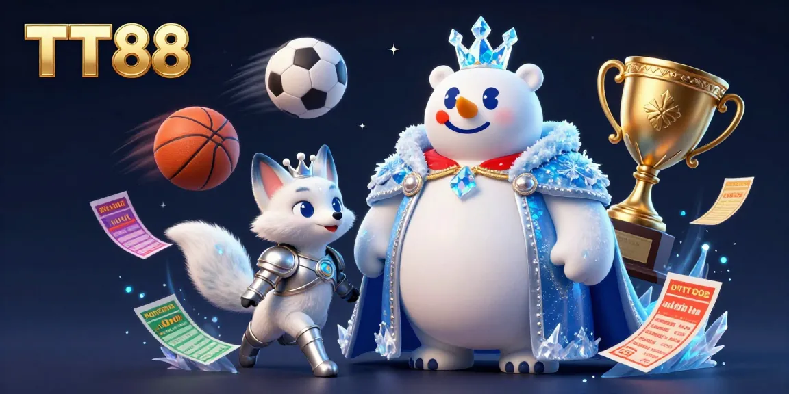 TT88 showcases thrilling sports betting excitement with vibrant basketball and soccer elements, enhancing your gaming experience.