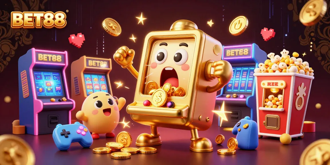 Experience thrilling wins at BET88 with vibrant slot machines and dynamic gaming elements.