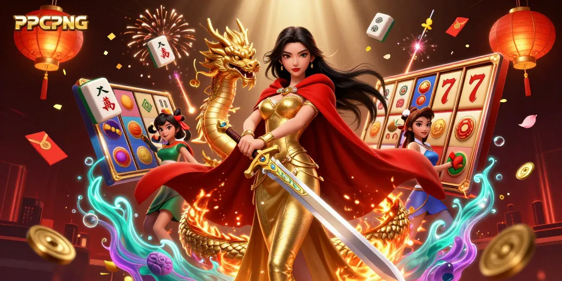 Spin the reels with PPCPNG at our vibrant slot gaming illustration showing excitement and win potential.
