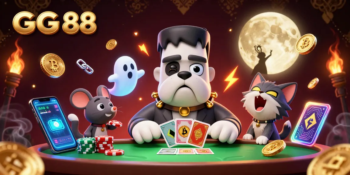 Experience the thrilling gameplay at GG88 with golden characters and dynamic casino elements.