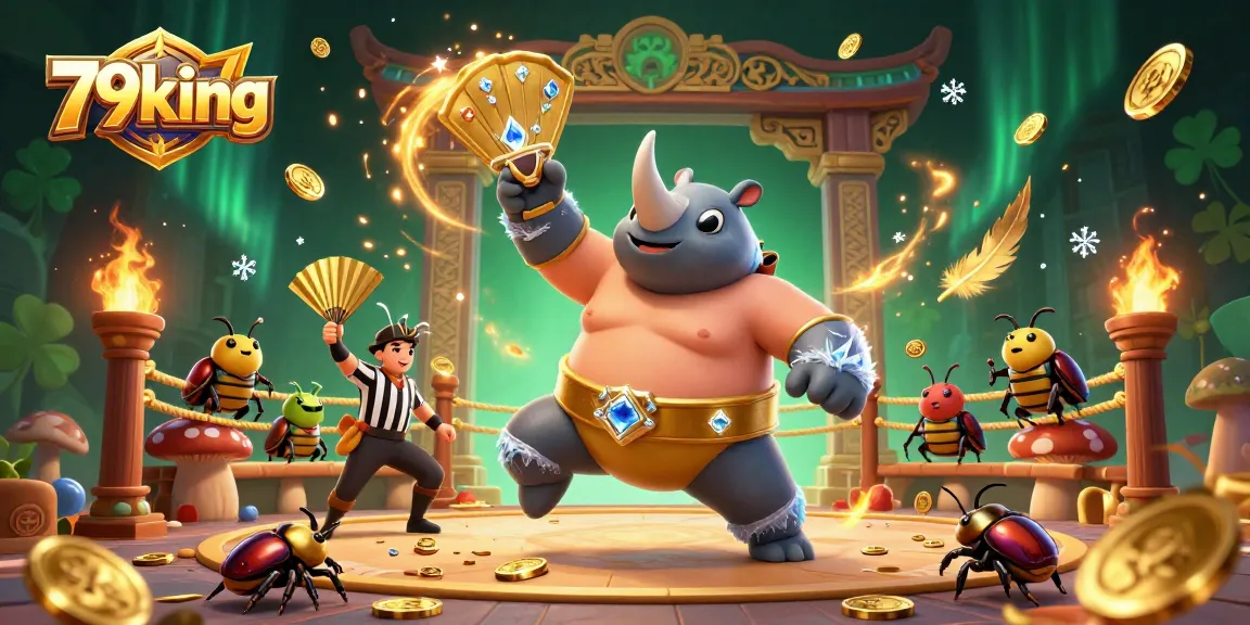 79king showcases a vibrant 3D beetle-inspired casino theme, featuring dynamic elements that captivate players.