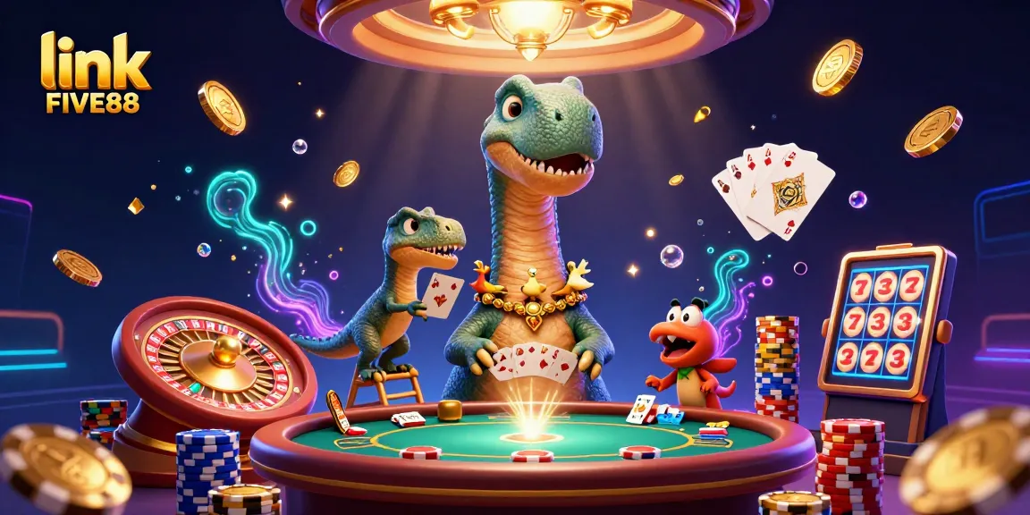 Win big at link FIVE88 with dynamic casino games featuring vibrant characters and exciting elements.
