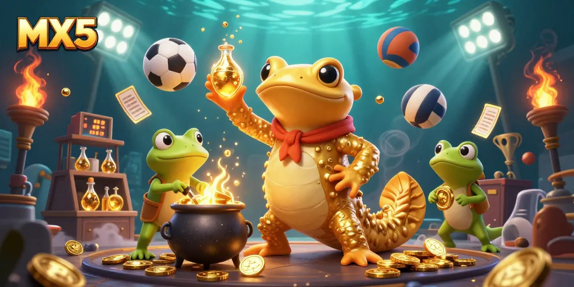 Win big with MX5's thrilling casino scene featuring vibrant characters and dazzling game elements.
