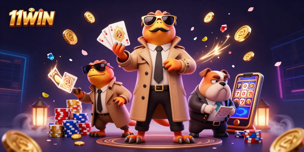 Engage in thrilling casino excitement at 11WIN with raptors trying to sneak into a VIP lounge.