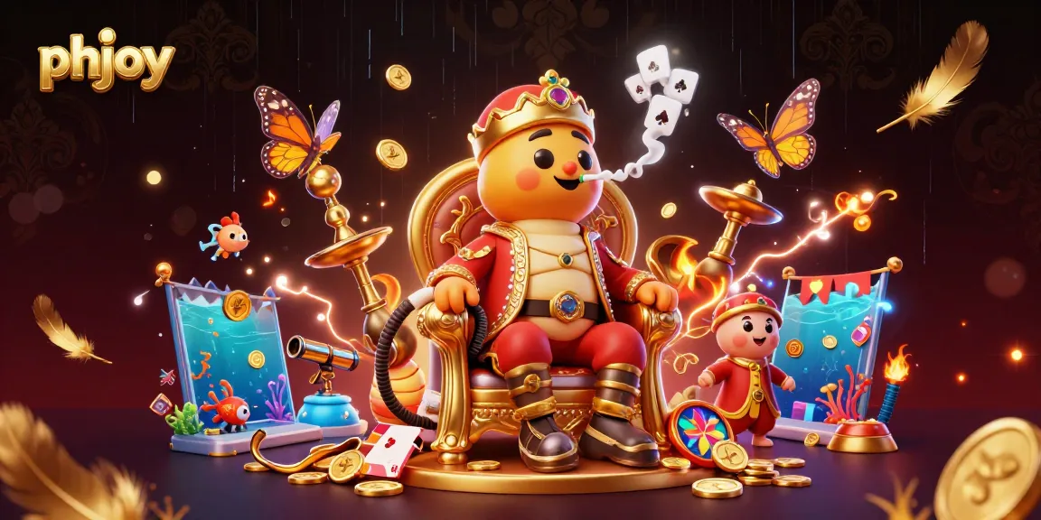 Experience excitement with phjoy's unique casino atmosphere, featuring engaging 3D characters.