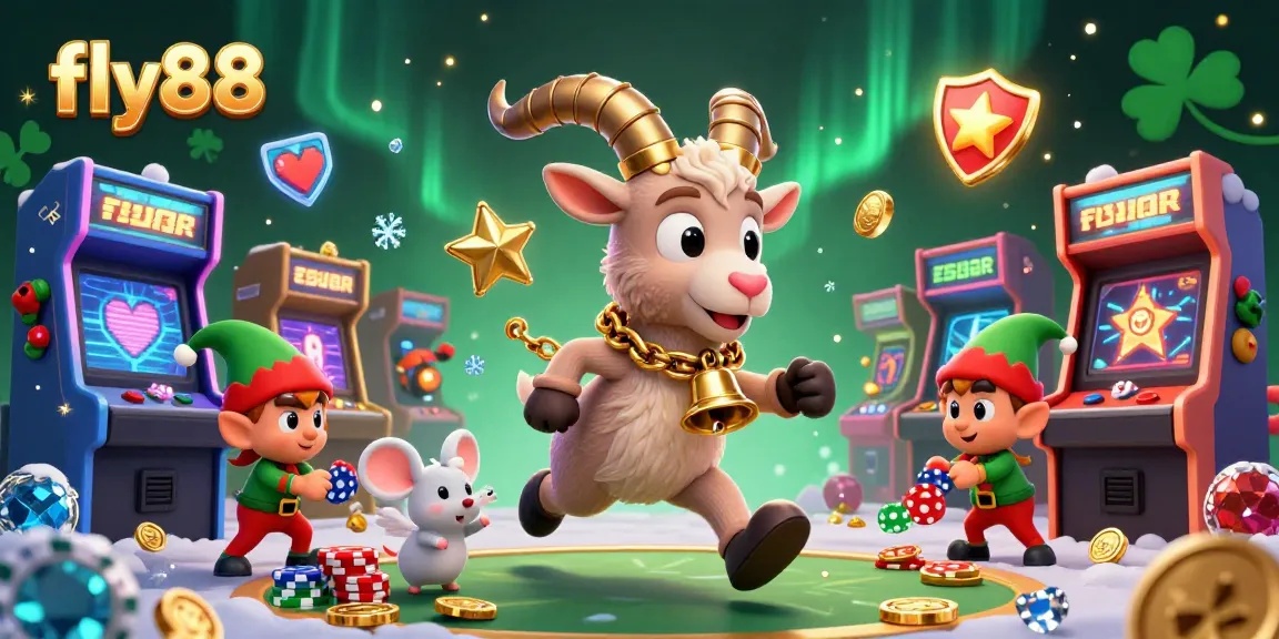 Experience winning at fly88's lively casino scene full of colorful games and mischievous characters.