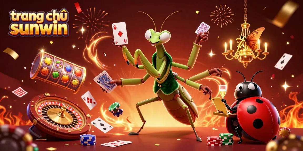Engage with exciting gameplay at trang chủ sunwin featuring dynamic casino characters in a vibrant illustration.