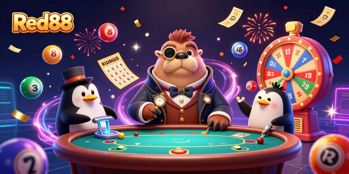 Experience thrilling gameplay at Red88 with dynamic characters and exciting gambling elements.