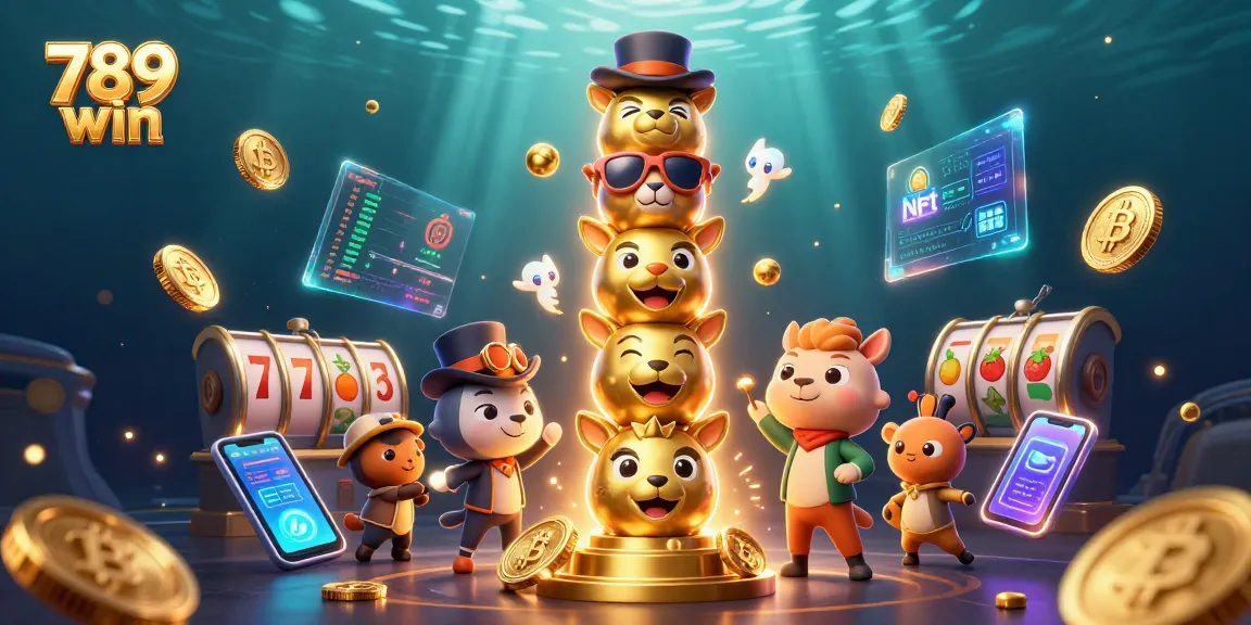 Play casino games like 789 win with vibrant animations and standout visuals in this immersive illustration.